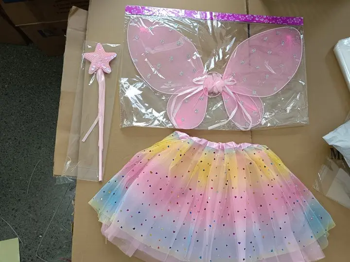 Fairy costume set for kids, ages 3 to 8