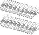 [PINCE30] Set of 30 stainless steel tongs - 6 cm