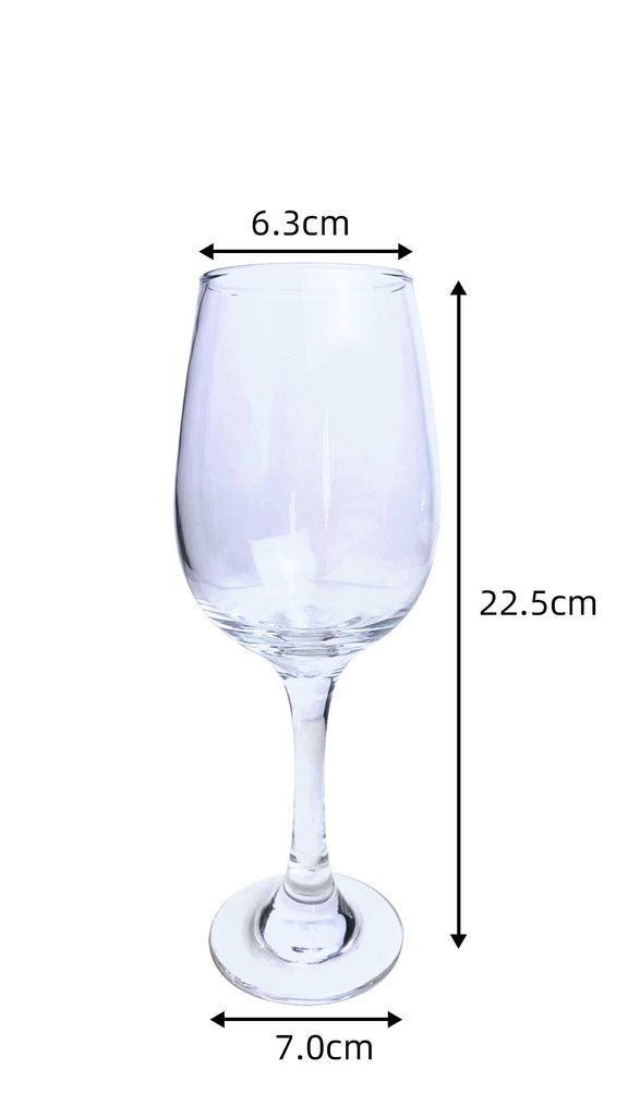 Set de 6 grands verres à vin 440 ml