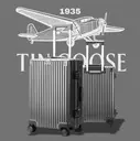 [208] Polycarbonate rigid suitcase (Gris Foncé Métal, 56*36*23cm)