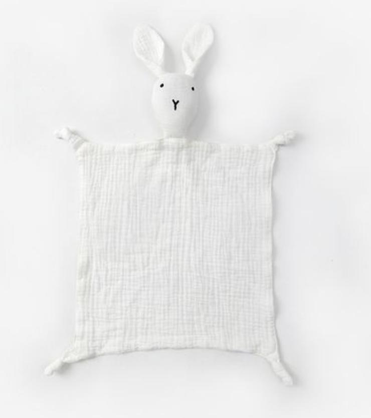 Doudou Lapin en mousseline de coton YY-001