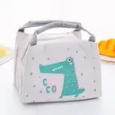[CROC] Sac isotherme imprimé croco, repas des enfants. (Crocodile)