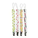 Lot de 4 attaches tétines (Flamand rose)