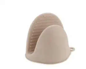 [BEIGE] Gant de cuisine en silicone, 7 couleur assorti. (Beige)