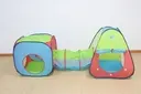 [CJ-1437707] Tente pop-up et tunnel de jeu 3 pièces enfant