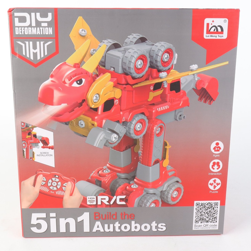 5 IN 1 DINOSAUR TRANSFORMER