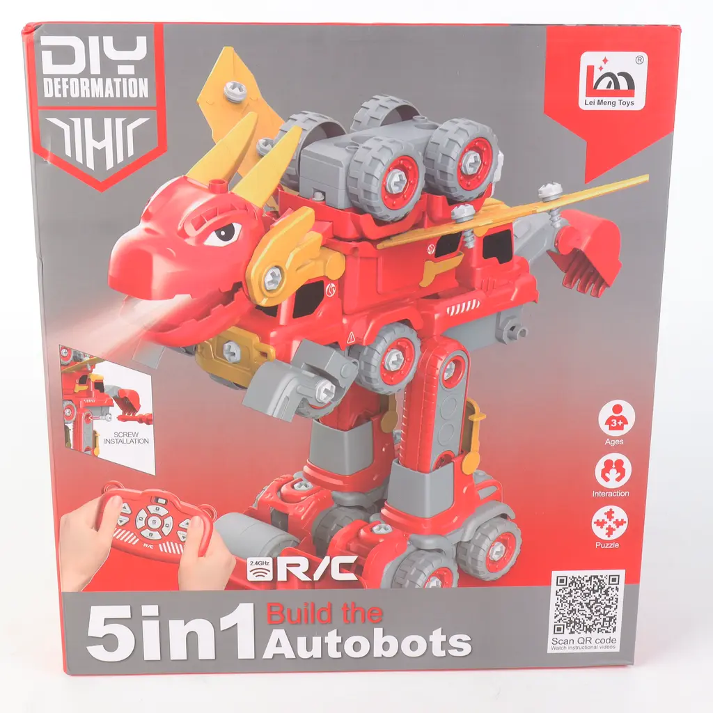 [CJ-2316635] Dinosaur 5 in 1 transformer