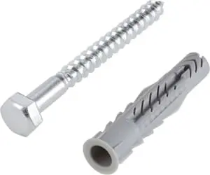 Screw/Dowel for fixing road speed bumps