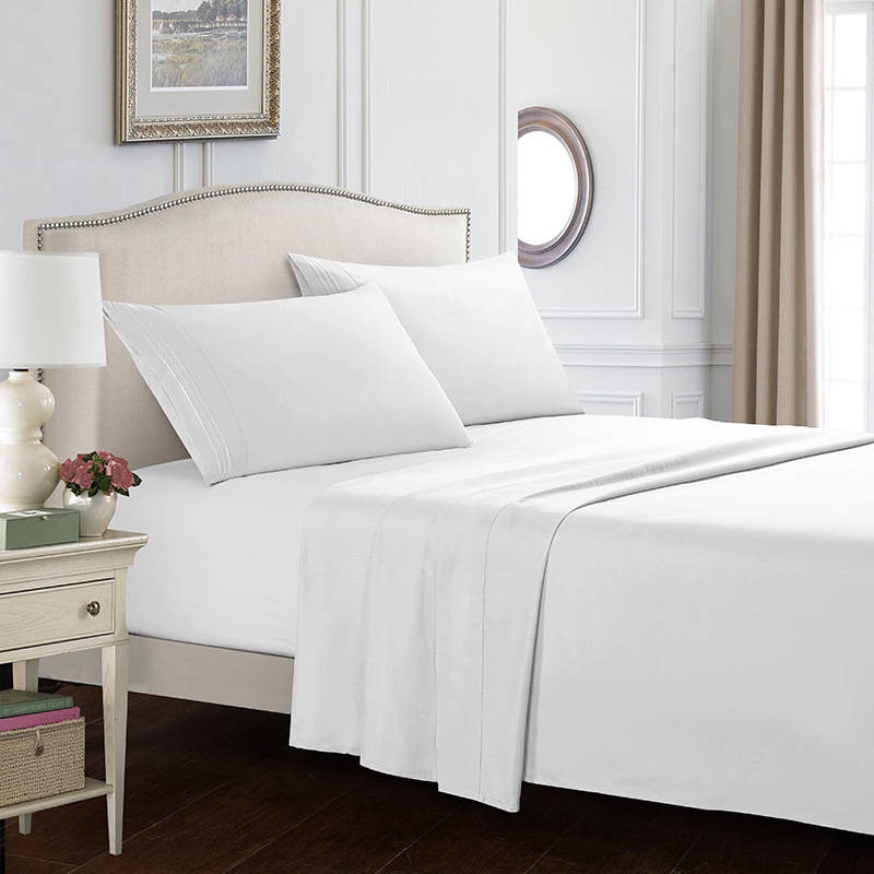 100% cotton sheet set - 4 pcs
