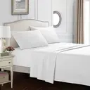 [90*200*30] Pack of 100% cotton Bed sheets - 4 pce (90*200cm)
