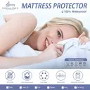 [90*200*30cm] Protege matelas Waterproof anti-acarien et respirant 30cm (90*200cm)