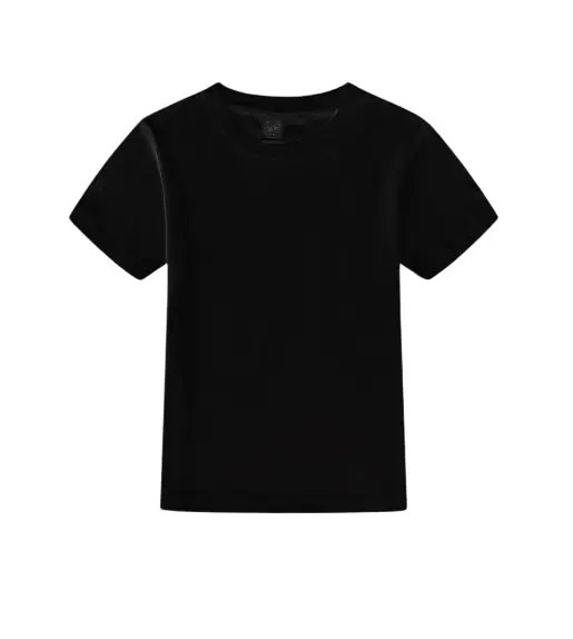 Tee-shirt enfant en coton  (3-4 ans, Noir)