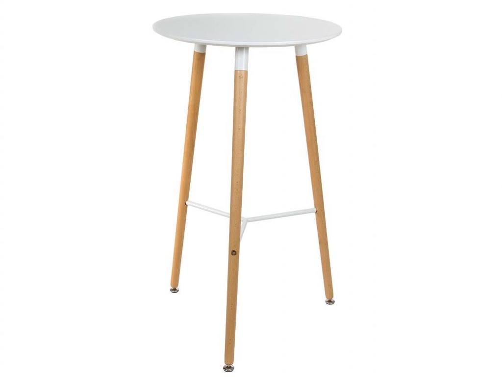 Table OSCAR haute ronde en bois