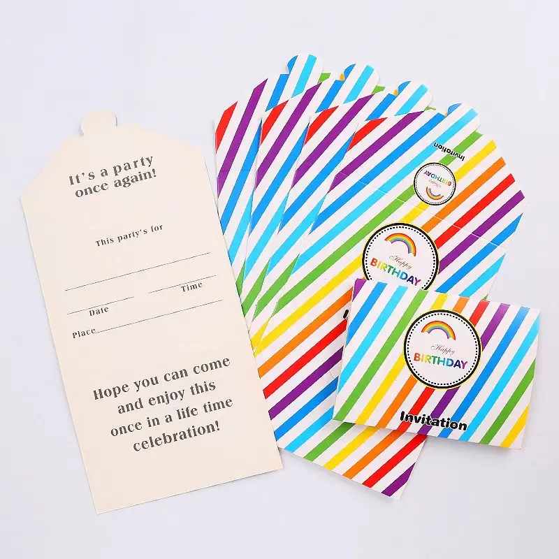 Invitation card x6