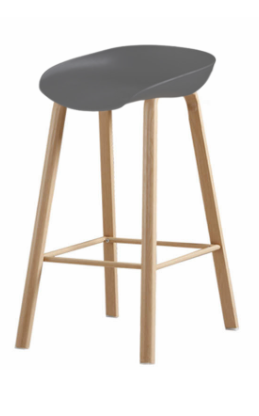 PROMO DERNIER Tabouret de bar LEO (PACK DE 2)