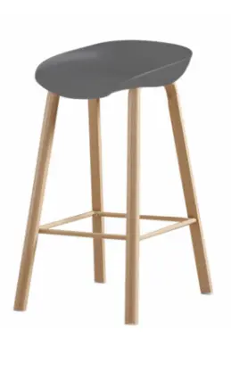 PROMO DERNIER Tabouret de bar LEO (PACK DE 2)
