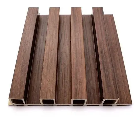 [LM9021*173*18*2900] ACOUSTIC WPC, DARK WOODEN SLATS