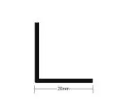 [CORNER20*20L] Corner strip 20/20L Aluminum