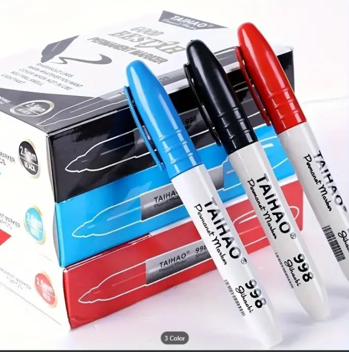 [STA0004/TH-998] MARQUEUR PERMANENT COULEURS ASSORTIES