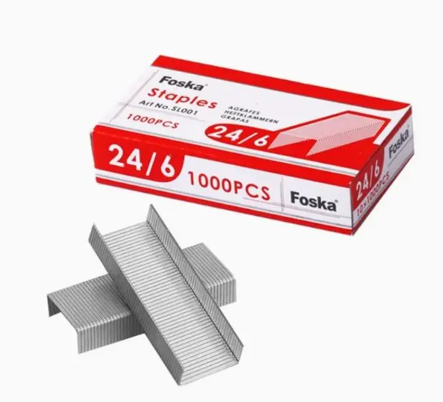 [STA0017-24] 1000PCS 24/6 FOSCA STAPLES