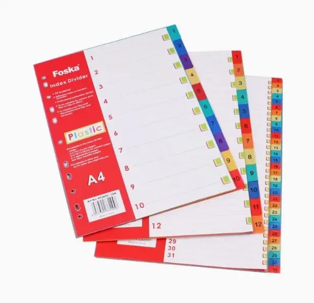 [STA0060-HF290-10C] A4 DIVISEUR D'INDEX FOSKA