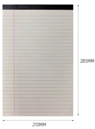 A4 BLOC NOTE PAD 60pgs