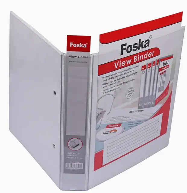 [STA0026-W2033] FOSKA A4/2.54cm PVC BINDER