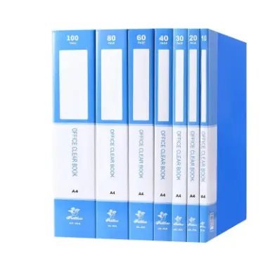 PORTE-VUE 60pgs NOIR OU BLEU FOSKA