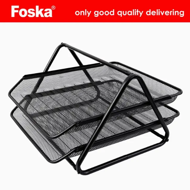 Range-papiers double compartiment Foska