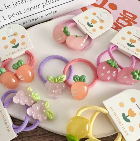 Elastics Fruits Children