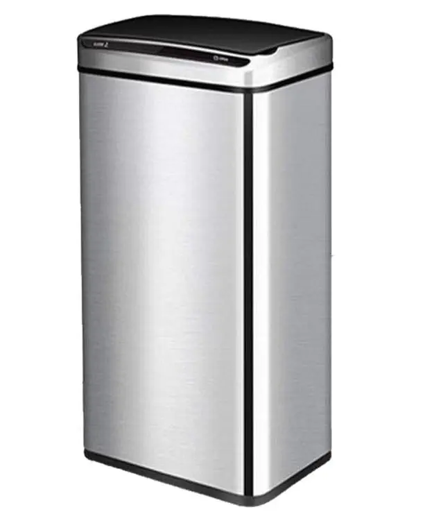 Poubelle automatique inox 50L sans contact