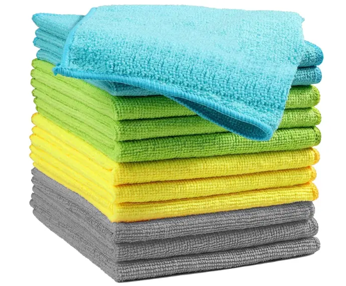 Lingettes microfibre 25x25cm - lot de 10