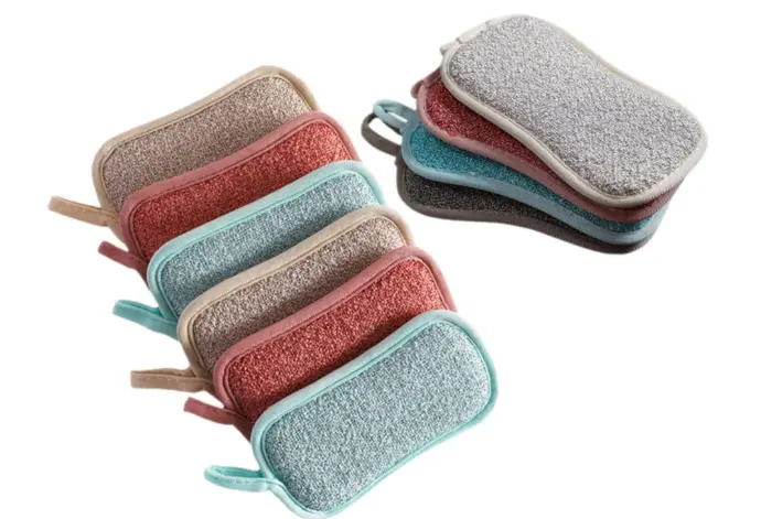 EPONGE VAISSELLE COTON PACK5