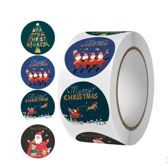 CHRISTMAS STICKERS (25mm * 500PCS)