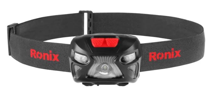RONIX Lampe frontale 5W, détecteur de mouvement RH-4287