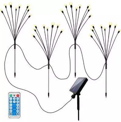 Solar firefly lights 32 LED decorative garland