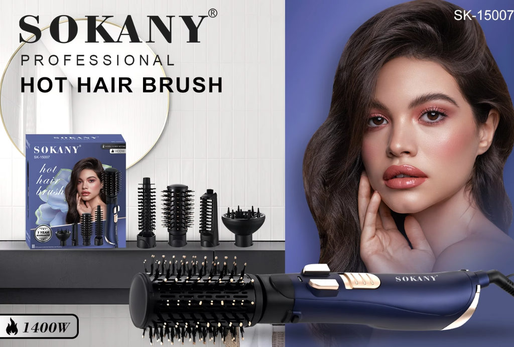 Hair dryer brushes 5 in 1