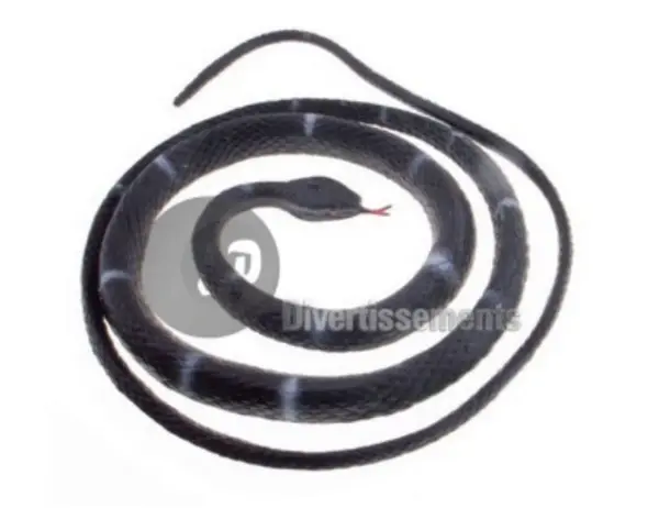 80cm gray black viper snake