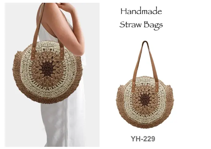 Handmade straw bags YH-229