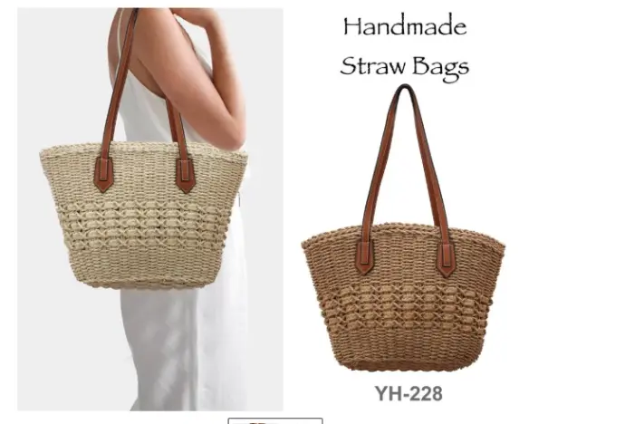 Handmade straw bags YH-228