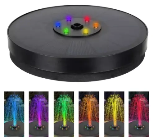 Gardlov 23227 Fontaine de jardin solaire LED