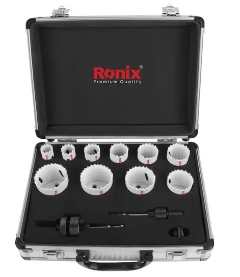 RONIX RH-5290 Bi-Metal Hole Saw Drill Bit Set
