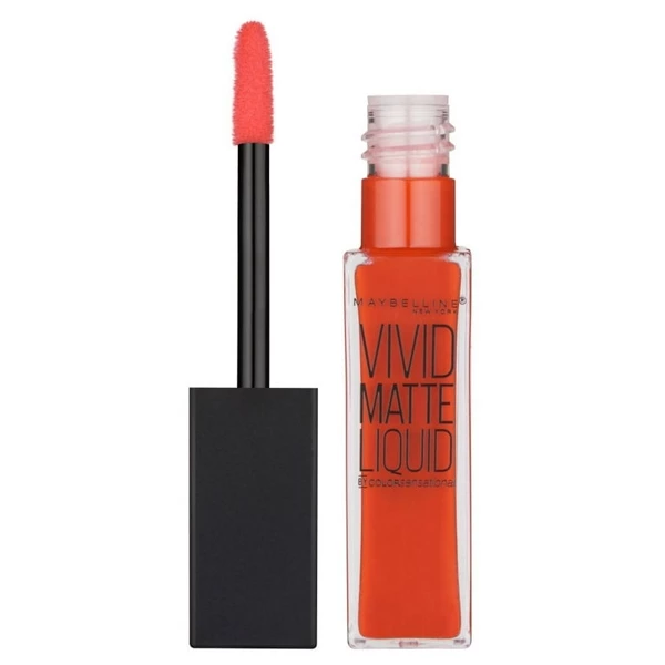 MAYBELLINE Vivid Matte Liquid Lip Gloss - Orange