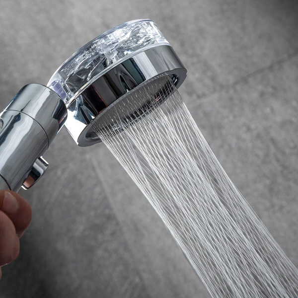 [V0103523] Eco Shower Head with Pressure Propeller & Filter