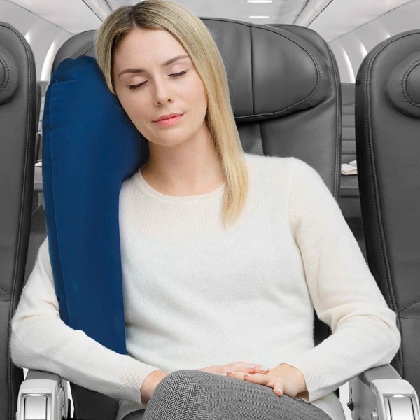 Inflatable Travel Pillow with Seat Support