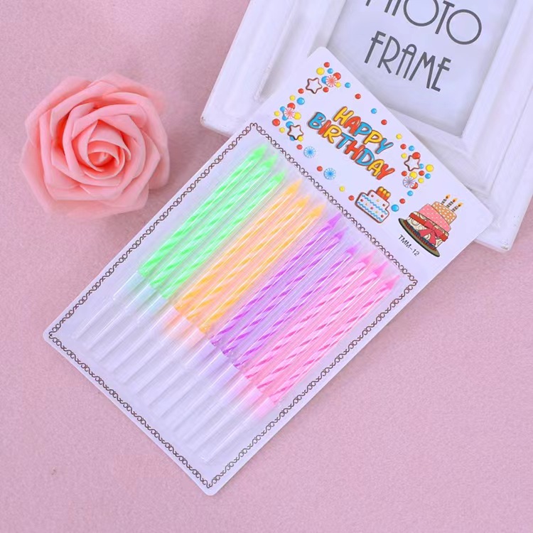 12 Bougies Fluo