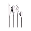 [LDS-E16] 16 couverts inox contemporains aux lignes droites et pures.