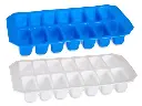 Ice cube tray 14 ice cubes, 2 assorted colors