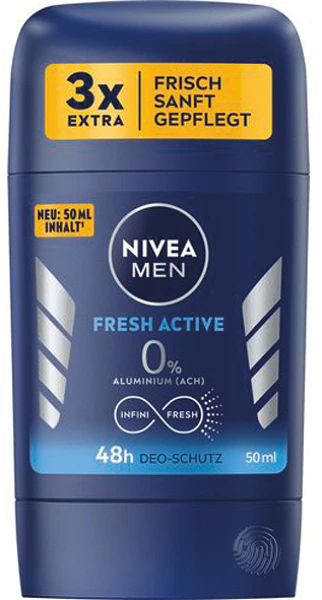 [1203] Nivea Deodorant Stick 50ml frais actif homme