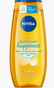 Nivea gel douche amour soleil, flacon 250ml